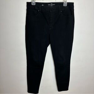 White House Black Market The Skinny Ankle Jeans Women’s Sz 10 Black Denim